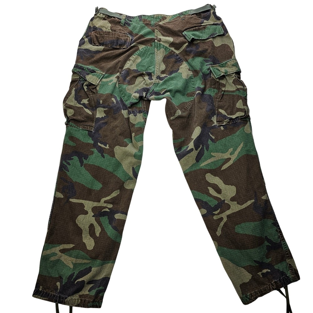 Propper International Woodland Camo Cargo Combat Trousers Mens Large Regular - Picture 2 of 10